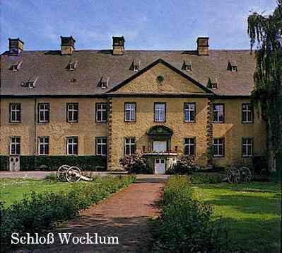 Schlo Wocklum, Hoffront des Herrenhaus 