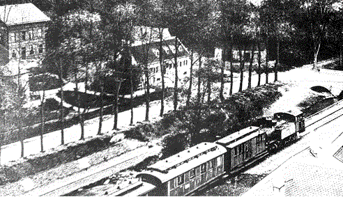 Bahnhof Sanssouci um 1915