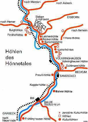 Hhlen im Hnnetal